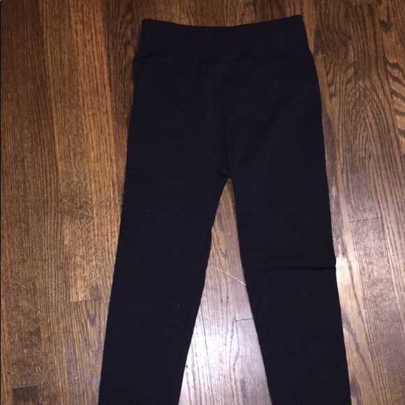 Black fleece lined leggings - Picture 2 of 2